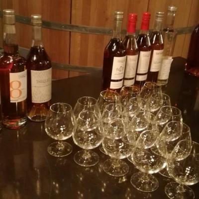Dégustation des armagnacs...
