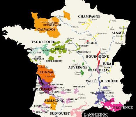 Carte france vignoble