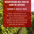 Degustation anne de joyeuse le 5 juillet